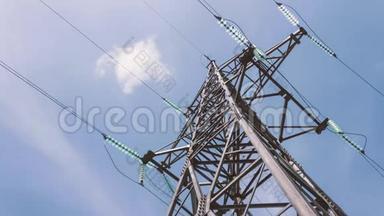 高压电力电缆的电气支撑.. 能源工业。 电力的生产、分配和传输